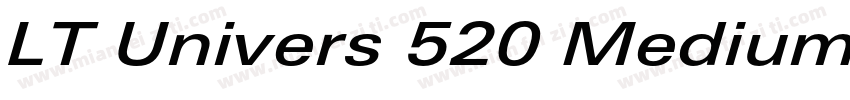 LT Univers 520 Medium字体转换